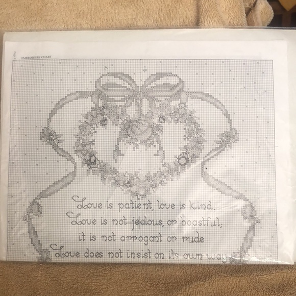 Bucilla 1992 Paul To The Corinthians Counted Cross Stitch Kit 40658 Cottagecore - Picture 7 of 7